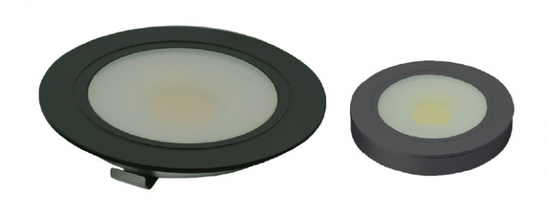 24V Round Matt Black Imperia Downlight