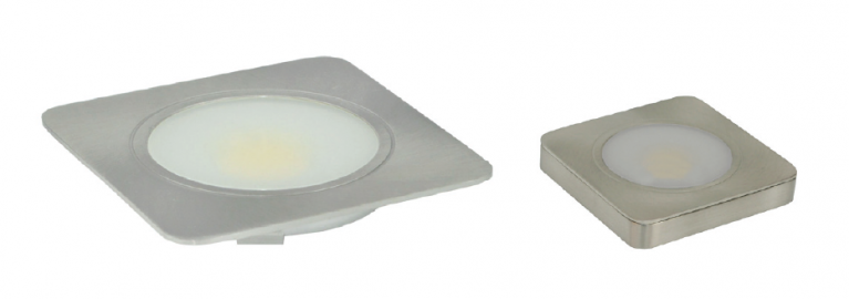 24V Square Satin Nickel Imperia Downlight