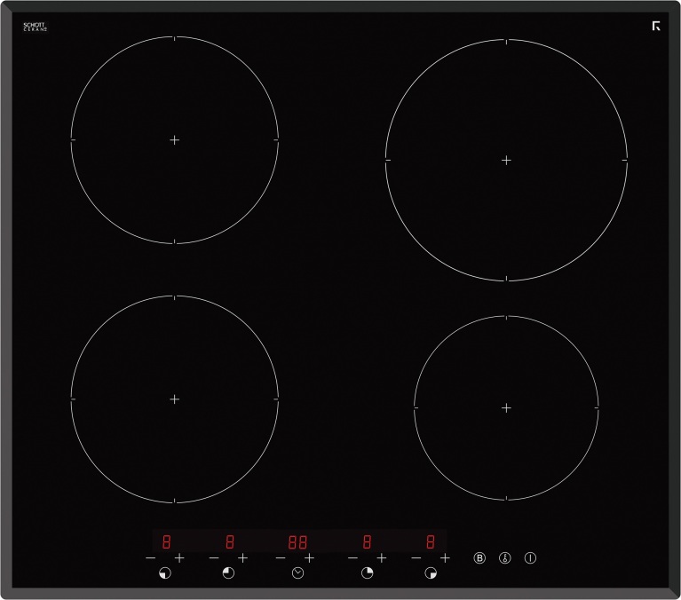 600mm 4 Zone InAlto Induction Cooktop