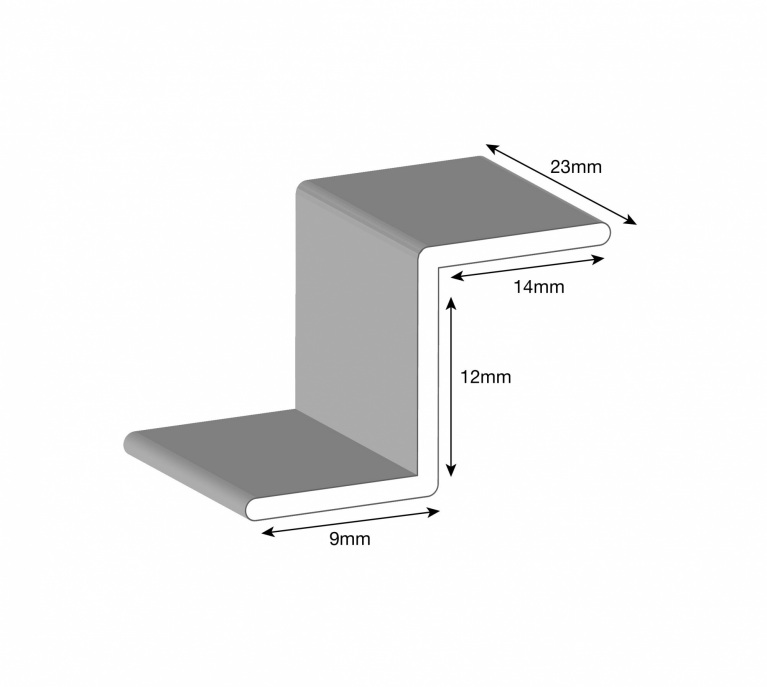 Standard Z Striker Plate for Double Door