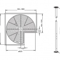 270º Lazy Susan Corner Unit