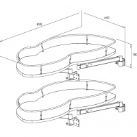 Swivel Corner Unit