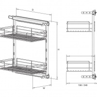 Side Mount Pull-out Utility Unit
