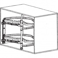 Ovalina Corner Swivel Unit