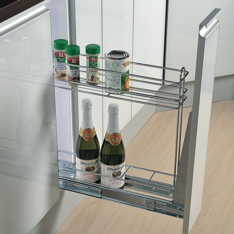 Side Pull Unit Narrow Side Mount Pull-out Utility Unit 150mm | Titus Tekform