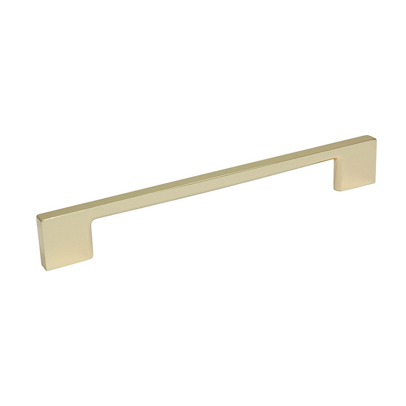 3064 Square Handle Brushed Brass 160mm | Titus Tekform